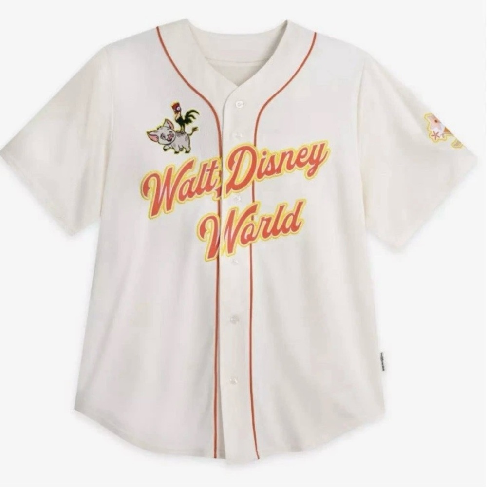 2025 Walt Disney World Princess Moana Baseball Jersey Beige